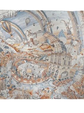 NWT Hermes Les Folies du Faubourg scarf
90